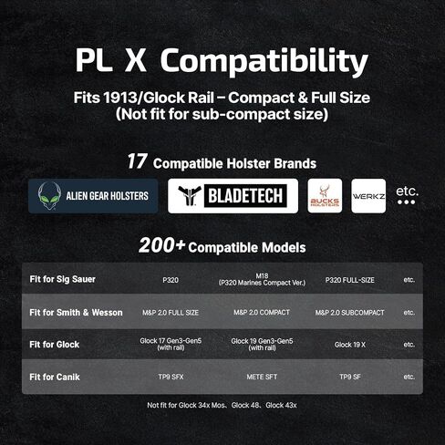 OLIGHT PL X Rechargeable Tactical Rail Mount Light Bundle with I3T EOS Slim EDC Flashlight in Kuwait