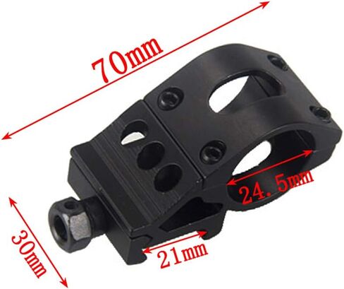 Red Light Tactical Flashlight Rechargeable 3000 Lumen Super Bright Red Hunting Flashlights Predator Light with Picatinny Offset Mount, Pressure Switch in Kuwait