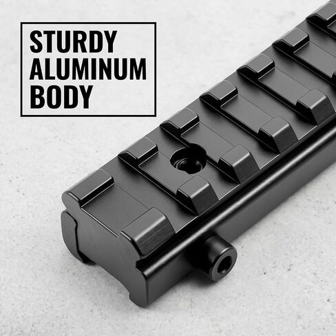 11mm Dovetail to 21mm Picatinny Rail Convert Mount, Low Profile Scope Base 9-Slot Aluminum Rail Adapter, 3/8" to 7/8" Converter, Upgraded Screws Anti-Slip Lock Pin with Mounting Wrench in Kuwait