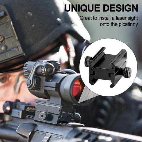 Double Sided Aluminum Picatinny to Picatinny Rail Adapter in Kuwait