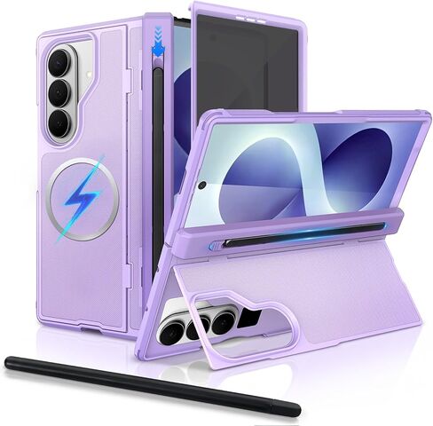 for Z Fold 8 Ultra Case with S Pen Slot & Pen Privacy Screen Black in Kuwait