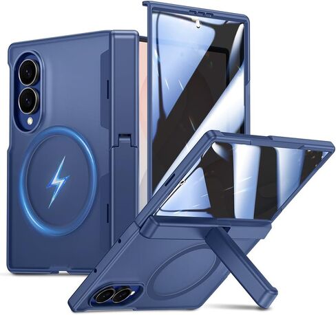 Goton for Samsung Galaxy Z Fold 8 Case with Privacy Screen Protector, Black in Kuwait