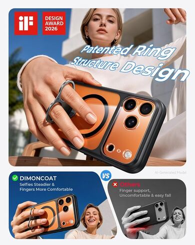 Strong Magnetic & 360° Seamless Stand for iPhone 17 Pro Max Case【Upgraded】 in Kuwait