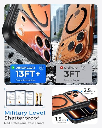 Strong Magnetic & 360° Seamless Stand for iPhone 17 Pro Max Case【Upgraded】 in Kuwait