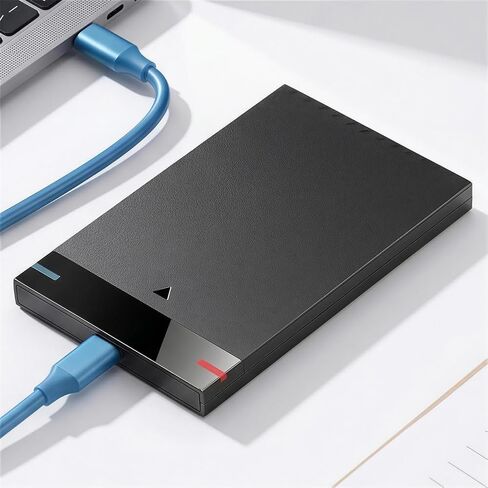 External Hard Drive, USB 3.0 High Speed Portable Hard Drive, Compact External HDD for Data Storage and Backup, Black in Kuwait