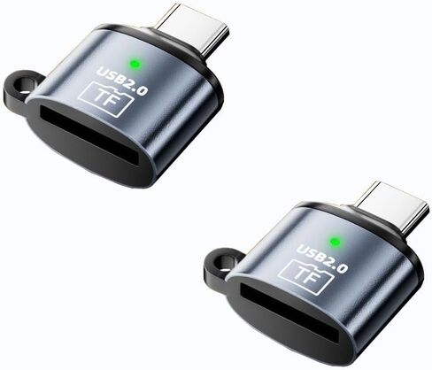 USB-C Micro SD/TF Card Reader, Type-C to Micro SD/SDHC/SDXC OTG Memory Card Reader, Portable USB-C Card Reader Adapter in Kuwait