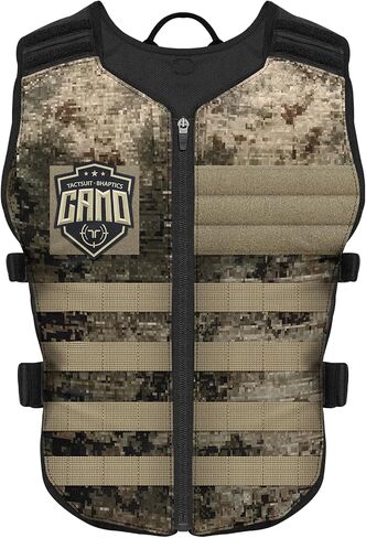 bHaptics TactSuit Air: Camo | Tactical Lightweight Haptic Vest for VR & Gaming | Sim Racing, Music | 16 Feedback Motors in Kuwait