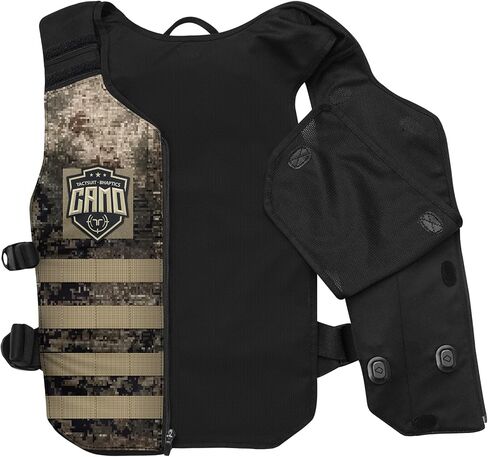 bHaptics TactSuit Air: Camo | Tactical Lightweight Haptic Vest for VR & Gaming | Sim Racing, Music | 16 Feedback Motors in Kuwait