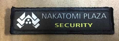Nakatomi Plaza Security Morale Patch, 1x4 Hook & Loop in Kuwait