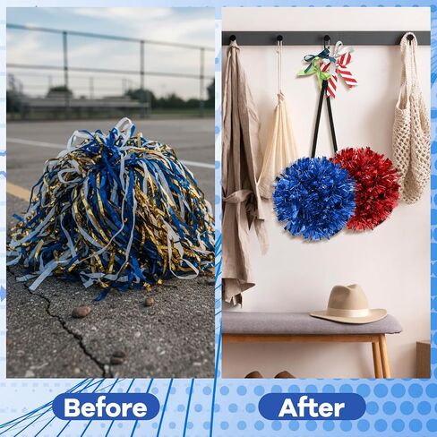 Suncalla 2 Pcs Pom Pom Holder Hanger with Snap Button for Backpack in Kuwait