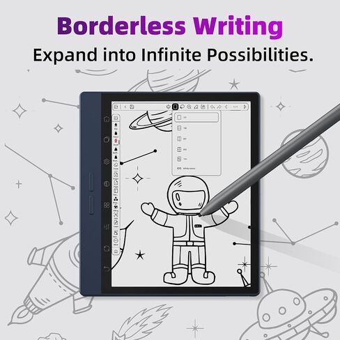 Bigme B7 Pro Epapere Reader, 7 Inch Eye-Comfort Display, Android 14, 8+256GB, 4G Calling, Stylus and Case Included (Black and White) in Kuwait