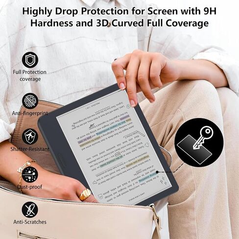 Aircawin Screen Protector for 7'' Kobo Libra Colour 2024/Kobo Libra 2 2021 in Kuwait
