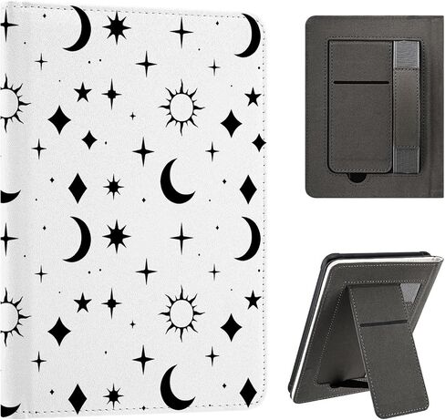 Stand Case for 7" Kindle Paperwhite 12th Flower Cluster Cat in Kuwait