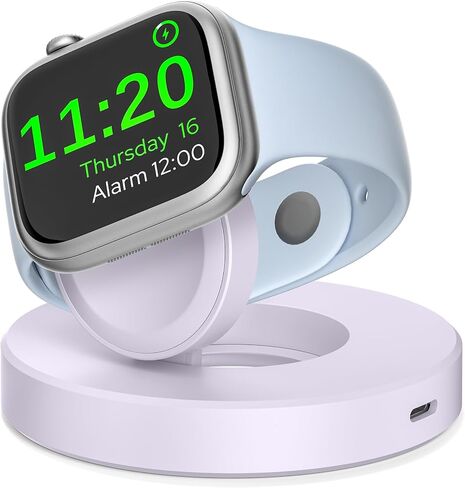 Elebase 5W for Apple Watch 11 Charger Puck, USBC Fast Charging Dock iWatch in Kuwait