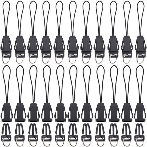 GORGECRAFT 100Pcs Cell Phone Split Ring Strap Anti-Lost Short Lanyard Phone Charm Cords with Detachable Buckle Keychain Hooks Key Ring Accessories for Mobile Phone Lariat USB Drive Keys DIY Supplies in Kuwait