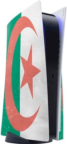 Skinit Decal Gaming Skin Compatible with PS5 Console - Morocco Flag Distressed Design in Kuwait