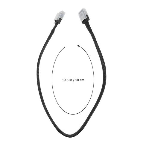 TIDTALEO Mini SAS High-Speed Internal Data Cable for Server Storage Pin Mini SAS Extension Cord with Woven Mesh Protection Stable and Easy Installation Accessory in Kuwait