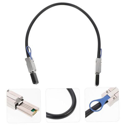BESPORTBLE Mini SAS 26P SFF-8088 to SFF-8088 Internal High-Speed Data Transmission Cable for Server Storage Controller Compatible with SATA in Kuwait