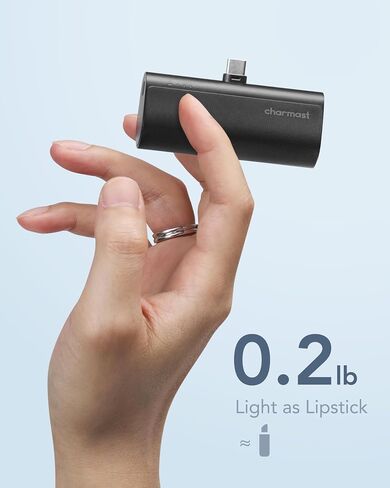 charmast Mini Portable Charger USB-C Connector, 5000mAh Small Power Bank in Saudi Arabia