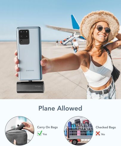 charmast Mini Portable Charger USB-C Connector, 5000mAh Small Power Bank in Saudi Arabia