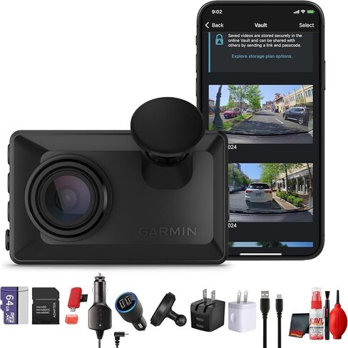 Garmin Dash Cam X310 4K with 140° Lens, 2.4" Touchscreen Bundle in Kuwait