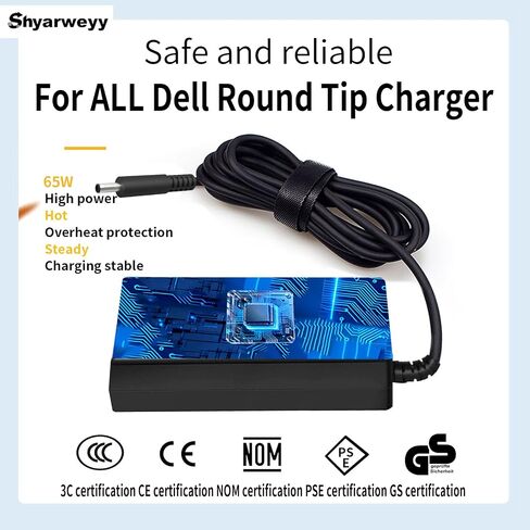 65W 45W Computer Charger for Dell Round Connector Tip 4.5mm and 7.4mm in Kuwait