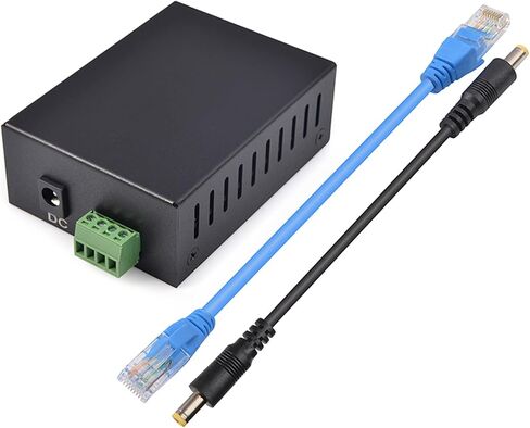 Ethernet Separator Splitter Metal Case 12V 5A 10/100/1000Mbps Efficient RJ45 Power Supply for Networking Connection in Kuwait