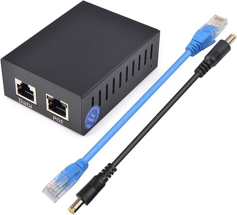 Ethernet Separator Splitter Metal Case 12V 5A 10/100/1000Mbps Efficient RJ45 Power Supply for Networking Connection in Kuwait