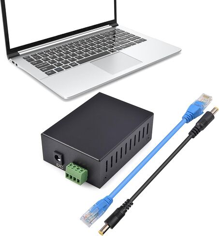 Ethernet Separator Splitter Metal Case 12V 5A 10/100/1000Mbps Efficient RJ45 Power Supply for Networking Connection in Kuwait