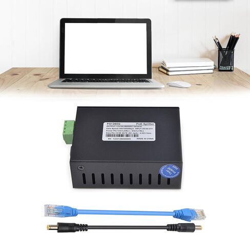 Ethernet Separator Splitter Metal Case 12V 5A 10/100/1000Mbps Efficient RJ45 Power Supply for Networking Connection in Kuwait