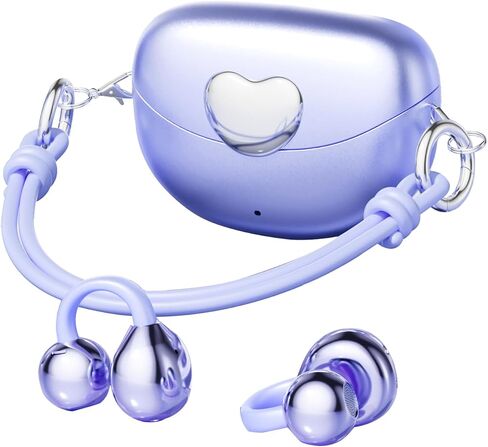 Clip-On Open Ear Earbuds for Women, Bluetooth 6.0 Wireless Earbuds with Hi-Fi Stereo Sound, Lightweight Headphones for Small Ears, Comfortable All-Day Wear, 40H Playtime, USB-C, Sports & Daily Use in Kuwait