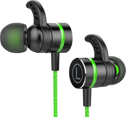 KASOTT SoundMaster Pro V1 - Gaming Earphones with Dual Audio Drivers,Battle Buds,in-Line Mic with Mute and Volume Control, Compatible with Xbox Series,Xbox One,PS5,PS4,Switch,Pc with 3.5mm Aux in Kuwait