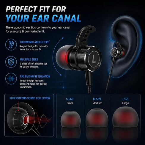 KASOTT SoundMaster Pro V1 - Gaming Earphones with Dual Audio Drivers,Battle Buds,in-Line Mic with Mute and Volume Control, Compatible with Xbox Series,Xbox One,PS5,PS4,Switch,Pc with 3.5mm Aux in Kuwait