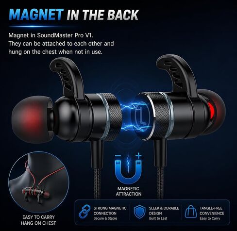 KASOTT SoundMaster Pro V1 - Gaming Earphones with Dual Audio Drivers,Battle Buds,in-Line Mic with Mute and Volume Control, Compatible with Xbox Series,Xbox One,PS5,PS4,Switch,Pc with 3.5mm Aux in Kuwait