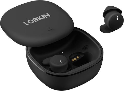 LOBKIN Sleep Earbuds,Wireless Bluetooth 6.0 Noise Blocking Sleeping Headphones,Sleep Earphones for Side Sleepers in Ear Soft Mini Invisible Buds Comfort Fit for Sleeping Working (Black) in Kuwait