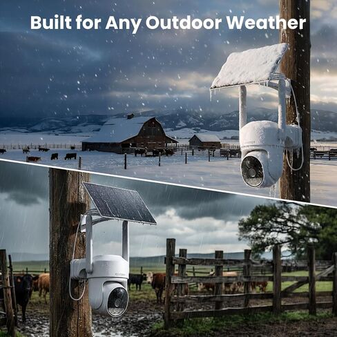 No Subscription 4G LTE Cellular Security Cameras Wireless Outdoor 2K HD in Kuwait