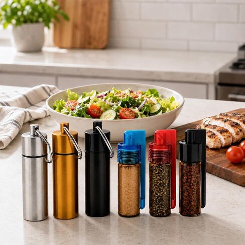 13 PCS Portable Seasoning Dispenser, Mini Kitchen Spice Set in Kuwait