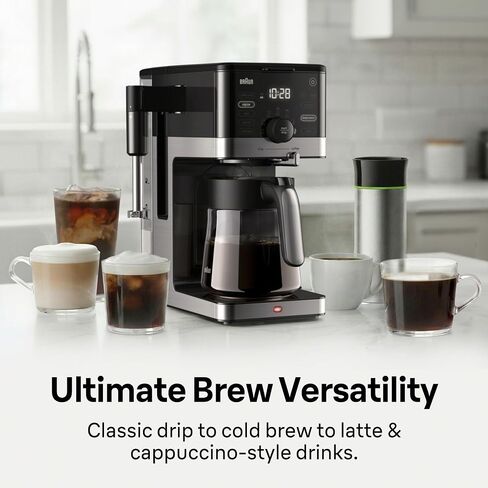Braun OptiBrew Pro 12- Cup Pod Free Drip Coffee Maker in Kuwait