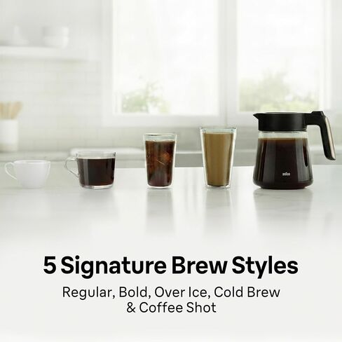 Braun OptiBrew Pro 12- Cup Pod Free Drip Coffee Maker in Kuwait