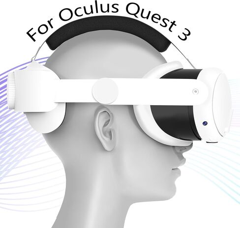 Silicone Face Cover for Meta Quest 3 - Skin-Friendly Anti-Sweat VR Face Pad with Ventilation & Lightproof Design (White) in Kuwait