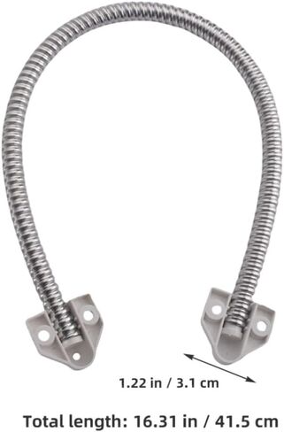 Ciieeo Door Cable Protector Metal Cable Sleeve 2pcs for Access Control System Stainless Steel and Plastic and Dustproof Design for Commercial Buildings and Residential Areas in Kuwait