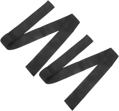 2pcs Winch Cable Protective Sleeve Made of Sturdy Polyester with Wear-resistant Material for Outdoor Activities and Winch Setup in Black in Kuwait