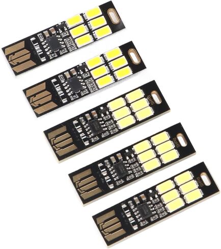 USB Night Light, Soft Lighting, Stepless Dimming, Touch Sensor Switch, Mini 6 LED Lamp Rod for Laboratory Research Institute in Kuwait
