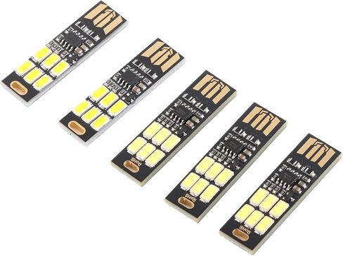 USB Night Light, Soft Lighting, Stepless Dimming, Touch Sensor Switch, Mini 6 LED Lamp Rod for Laboratory Research Institute in Kuwait