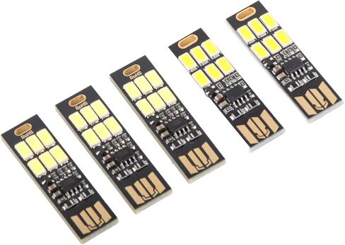 USB Night Light, Soft Lighting, Stepless Dimming, Touch Sensor Switch, Mini 6 LED Lamp Rod for Laboratory Research Institute in Kuwait