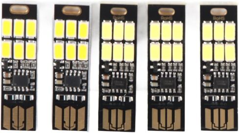 USB Night Light, Soft Lighting, Stepless Dimming, Touch Sensor Switch, Mini 6 LED Lamp Rod for Laboratory Research Institute in Kuwait