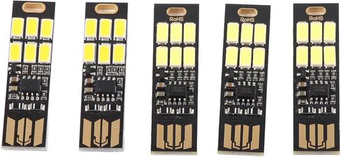 USB Night Light, Soft Lighting, Stepless Dimming, Touch Sensor Switch, Mini 6 LED Lamp Rod for Laboratory Research Institute in Kuwait