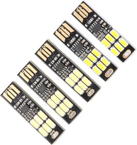USB Night Light, Soft Lighting, Stepless Dimming, Touch Sensor Switch, Mini 6 LED Lamp Rod for Laboratory Research Institute in Kuwait