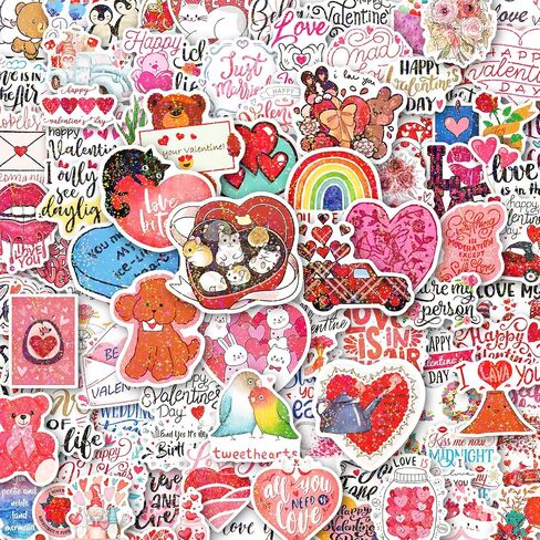 100 PCS Coquette Stickers Pink Aesthetic Stickers Pack, Holographic Thickened Vinyl Cute Stuff Water Bottle Sticker for Girls| Easier to Peel Off| Scratch & Fade Resistant| No Curling| Reusable in Kuwait