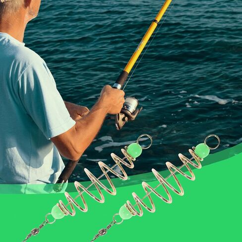 Kisangel 24pcs Spring Fishing Bait Cage, Olive Shape Fishing Lure Feeder Carp Bait for Carp Rig Holder Cage Accessories in Kuwait